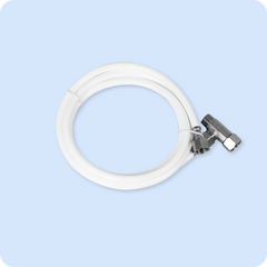 6' Polyurethane Tube with 3/8" Brass Mini Adapter for Oasis